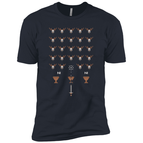 T-Shirts Indigo / X-Small Space NI Invaders Men's Premium T-Shirt