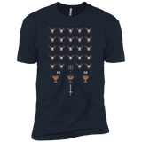 T-Shirts Midnight Navy / X-Small Space NI Invaders Men's Premium T-Shirt