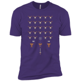 T-Shirts Purple / X-Small Space NI Invaders Men's Premium T-Shirt