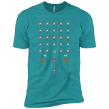 T-Shirts Tahiti Blue / X-Small Space NI Invaders Men's Premium T-Shirt