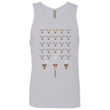 T-Shirts Heather Grey / Small Space NI Invaders Men's Premium Tank Top