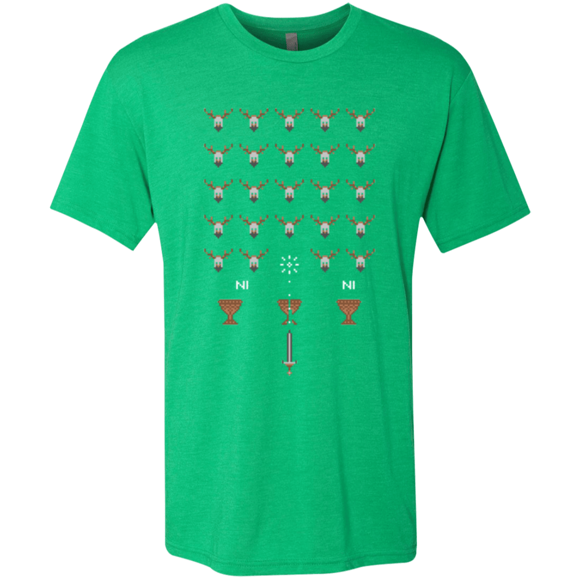 T-Shirts Envy / Small Space NI Invaders Men's Triblend T-Shirt