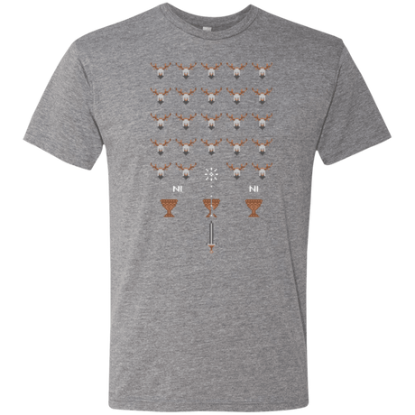 T-Shirts Premium Heather / Small Space NI Invaders Men's Triblend T-Shirt