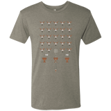 T-Shirts Venetian Grey / Small Space NI Invaders Men's Triblend T-Shirt