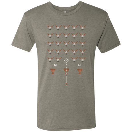 T-Shirts Venetian Grey / Small Space NI Invaders Men's Triblend T-Shirt