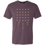 T-Shirts Vintage Purple / Small Space NI Invaders Men's Triblend T-Shirt