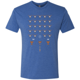 T-Shirts Vintage Royal / Small Space NI Invaders Men's Triblend T-Shirt