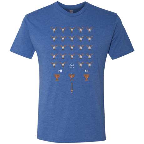 T-Shirts Vintage Royal / Small Space NI Invaders Men's Triblend T-Shirt
