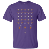 T-Shirts Purple / Small Space NI Invaders T-Shirt