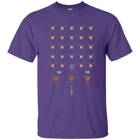 T-Shirts Purple / Small Space NI Invaders T-Shirt