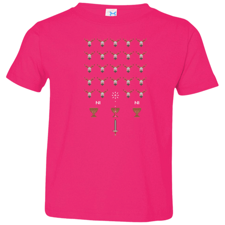 T-Shirts Hot Pink / 2T Space NI Invaders Toddler Premium T-Shirt