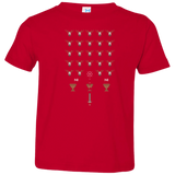 T-Shirts Red / 2T Space NI Invaders Toddler Premium T-Shirt
