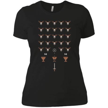 T-Shirts Black / X-Small Space NI Invaders Women's Premium T-Shirt