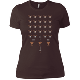 T-Shirts Dark Chocolate / X-Small Space NI Invaders Women's Premium T-Shirt