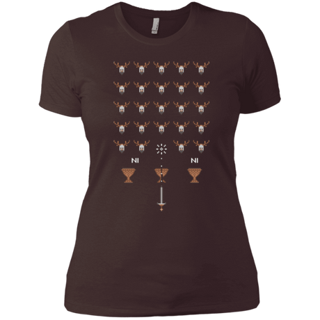 T-Shirts Dark Chocolate / X-Small Space NI Invaders Women's Premium T-Shirt