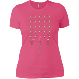 T-Shirts Hot Pink / X-Small Space NI Invaders Women's Premium T-Shirt