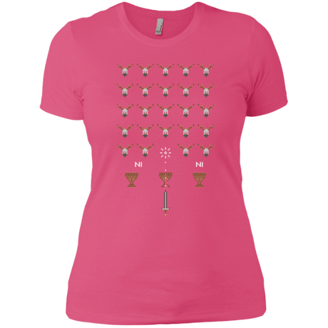 T-Shirts Hot Pink / X-Small Space NI Invaders Women's Premium T-Shirt