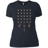T-Shirts Indigo / X-Small Space NI Invaders Women's Premium T-Shirt
