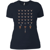 T-Shirts Midnight Navy / X-Small Space NI Invaders Women's Premium T-Shirt
