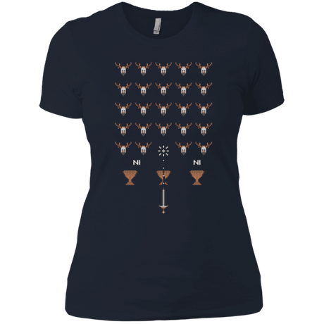 T-Shirts Midnight Navy / X-Small Space NI Invaders Women's Premium T-Shirt
