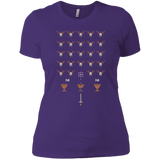 T-Shirts Purple / X-Small Space NI Invaders Women's Premium T-Shirt