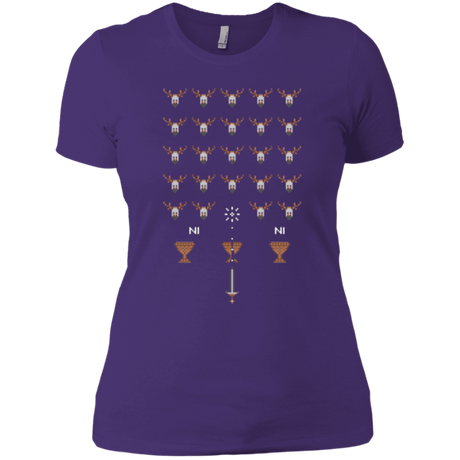 T-Shirts Purple / X-Small Space NI Invaders Women's Premium T-Shirt