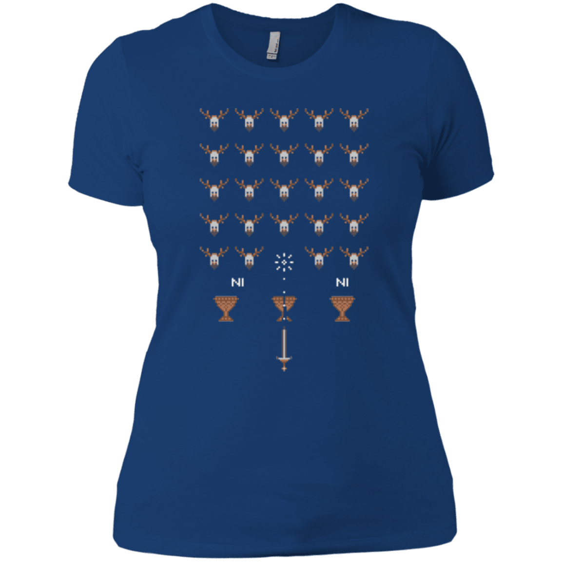 T-Shirts Royal / X-Small Space NI Invaders Women's Premium T-Shirt