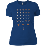 T-Shirts Royal / X-Small Space NI Invaders Women's Premium T-Shirt