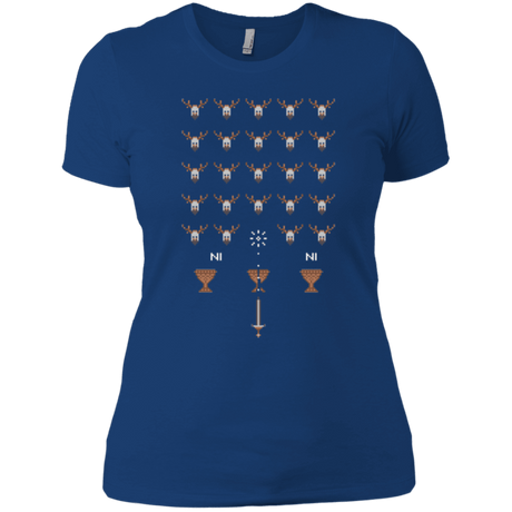 T-Shirts Royal / X-Small Space NI Invaders Women's Premium T-Shirt