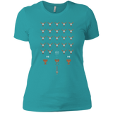 T-Shirts Tahiti Blue / X-Small Space NI Invaders Women's Premium T-Shirt