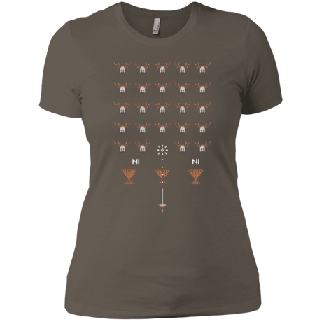 T-Shirts Warm Grey / X-Small Space NI Invaders Women's Premium T-Shirt