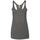 T-Shirts Premium Heather / X-Small Space NI Invaders Women's Triblend Racerback Tank