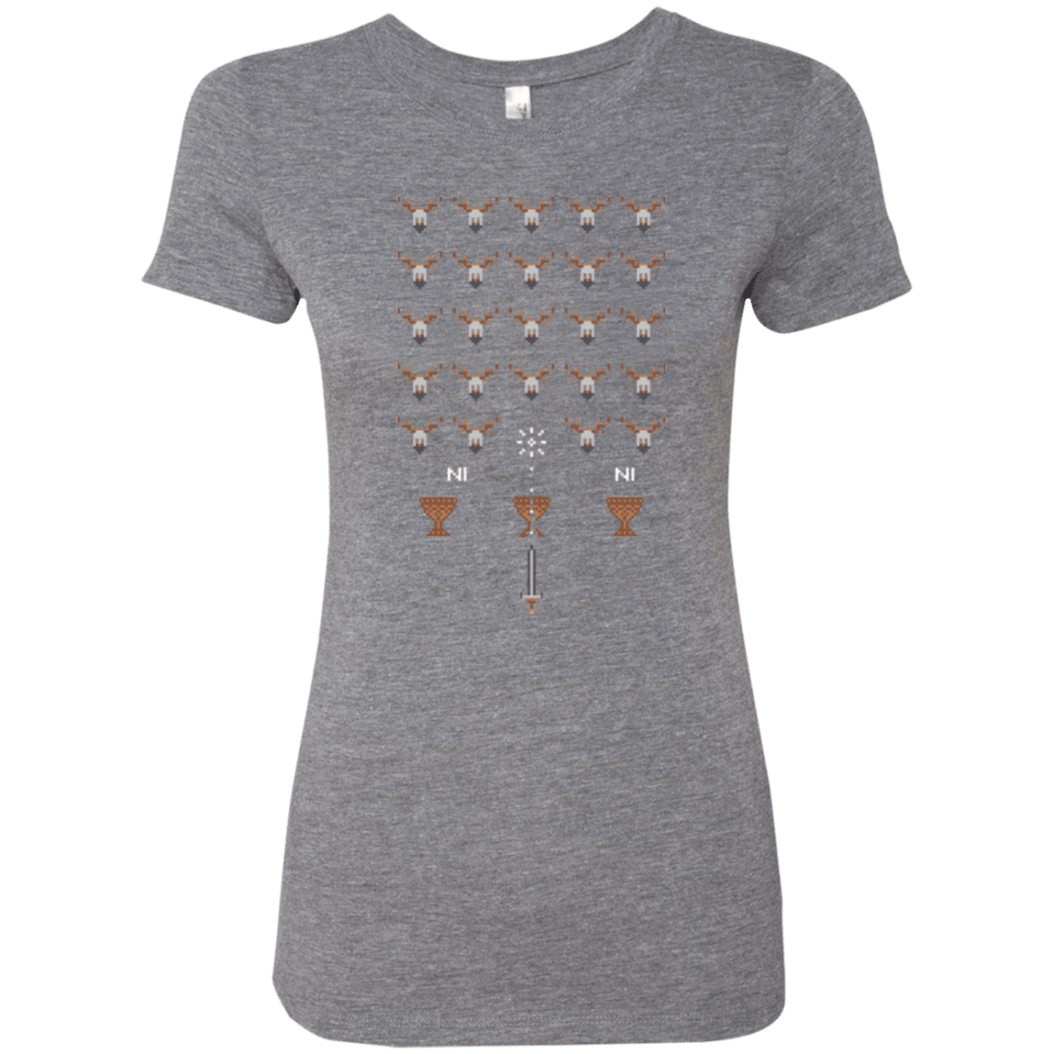 T-Shirts Premium Heather / Small Space NI Invaders Women's Triblend T-Shirt