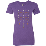 T-Shirts Purple Rush / Small Space NI Invaders Women's Triblend T-Shirt