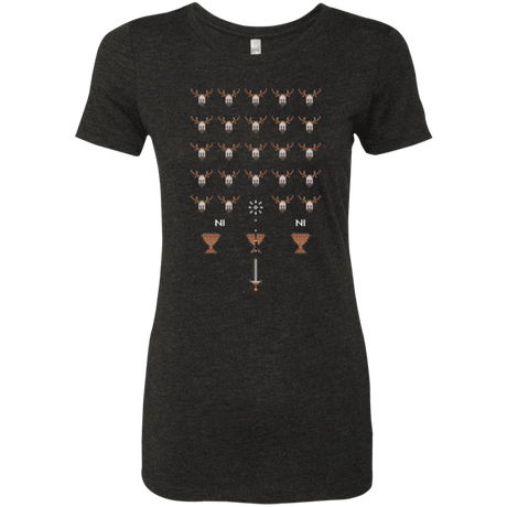 T-Shirts Vintage Black / Small Space NI Invaders Women's Triblend T-Shirt