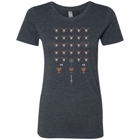 T-Shirts Vintage Navy / Small Space NI Invaders Women's Triblend T-Shirt