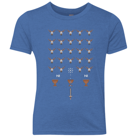 T-Shirts Vintage Royal / YXS Space NI Invaders Youth Triblend T-Shirt