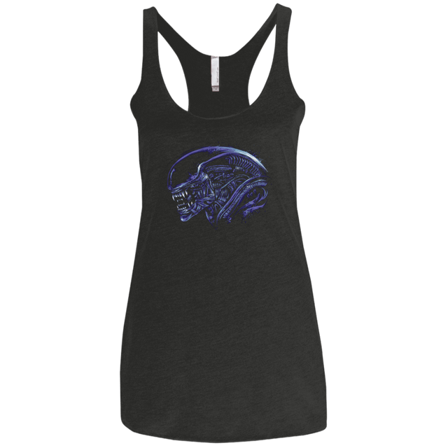 T-Shirts Vintage Black / X-Small Space Nightmare Purple Women's Triblend Racerback Tank