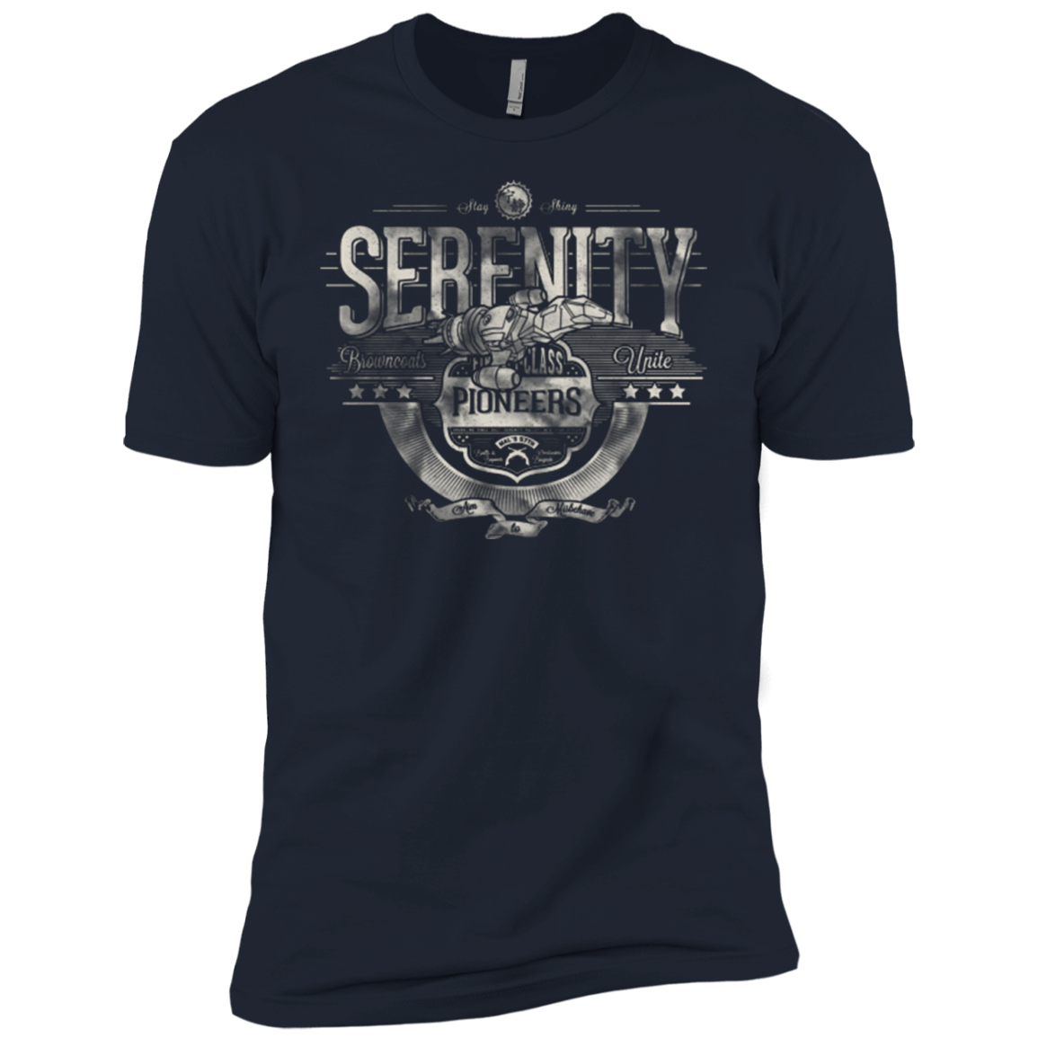 T-Shirts Midnight Navy / YXS Space Pioneers Boys Premium T-Shirt
