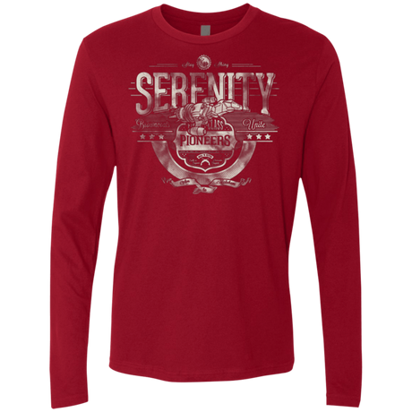 T-Shirts Cardinal / Small Space Pioneers Men's Premium Long Sleeve