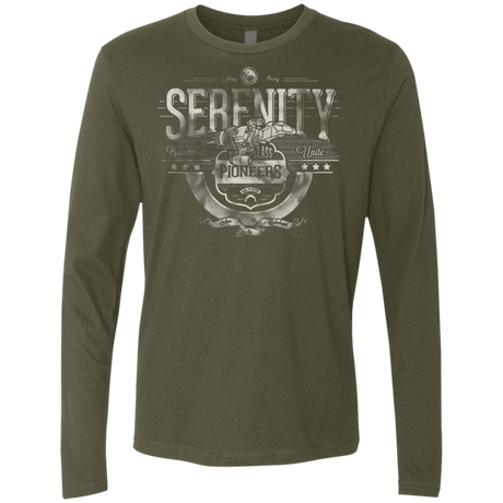 T-Shirts Military Green / Small Space Pioneers Men's Premium Long Sleeve