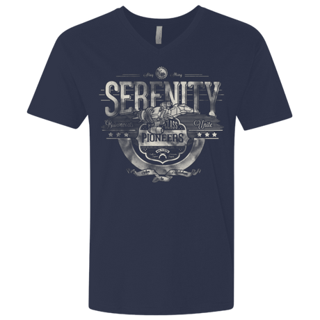 T-Shirts Midnight Navy / X-Small Space Pioneers Men's Premium V-Neck
