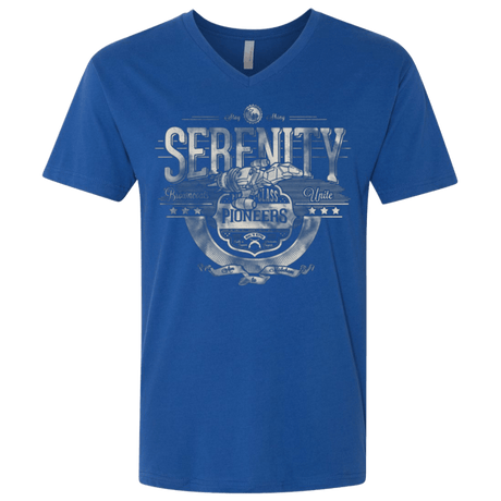 T-Shirts Royal / X-Small Space Pioneers Men's Premium V-Neck