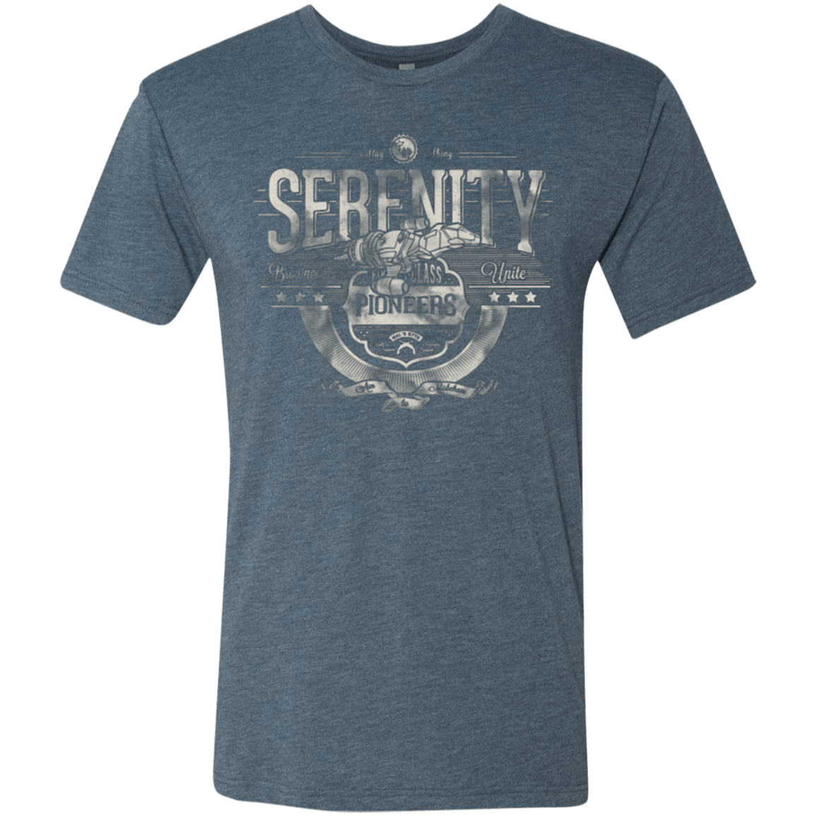 T-Shirts Indigo / Small Space Pioneers Men's Triblend T-Shirt