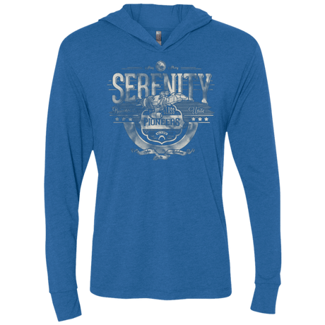 T-Shirts Vintage Royal / X-Small Space Pioneers Triblend Long Sleeve Hoodie Tee