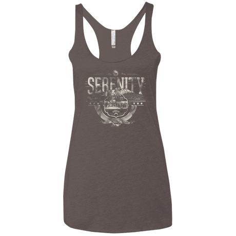 T-Shirts Macchiato / X-Small Space Pioneers Women's Triblend Racerback Tank