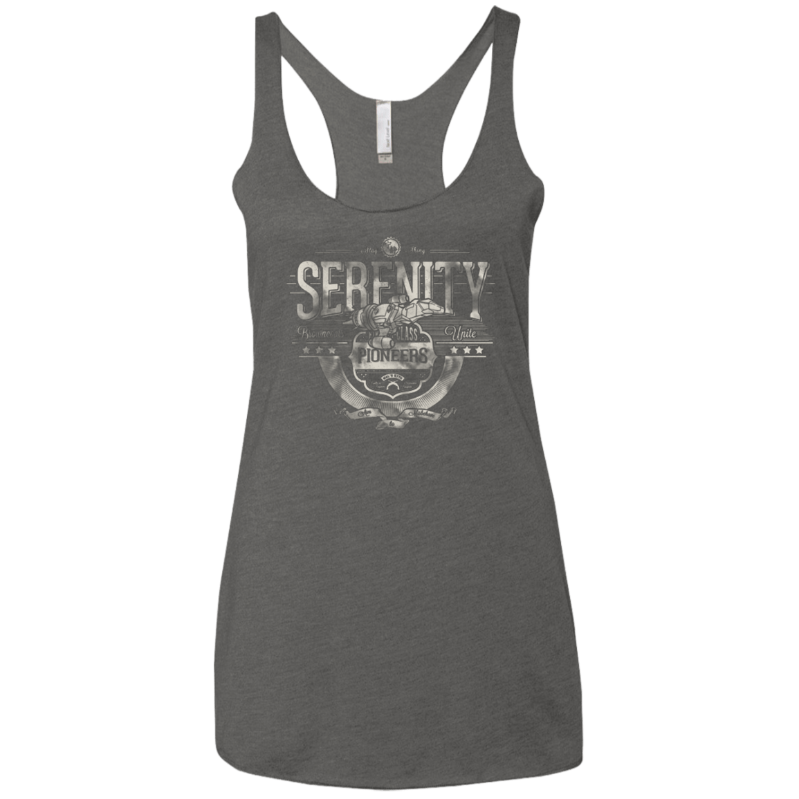 T-Shirts Premium Heather / X-Small Space Pioneers Women's Triblend Racerback Tank