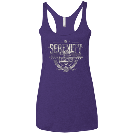 T-Shirts Purple / X-Small Space Pioneers Women's Triblend Racerback Tank