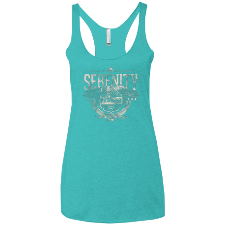 T-Shirts Tahiti Blue / X-Small Space Pioneers Women's Triblend Racerback Tank