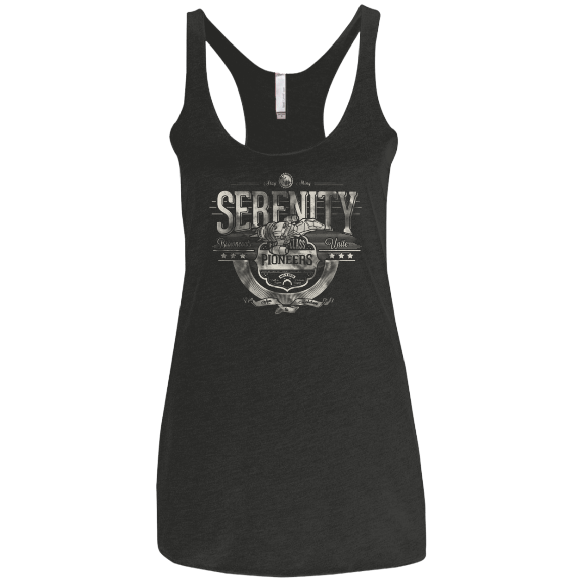 T-Shirts Vintage Black / X-Small Space Pioneers Women's Triblend Racerback Tank